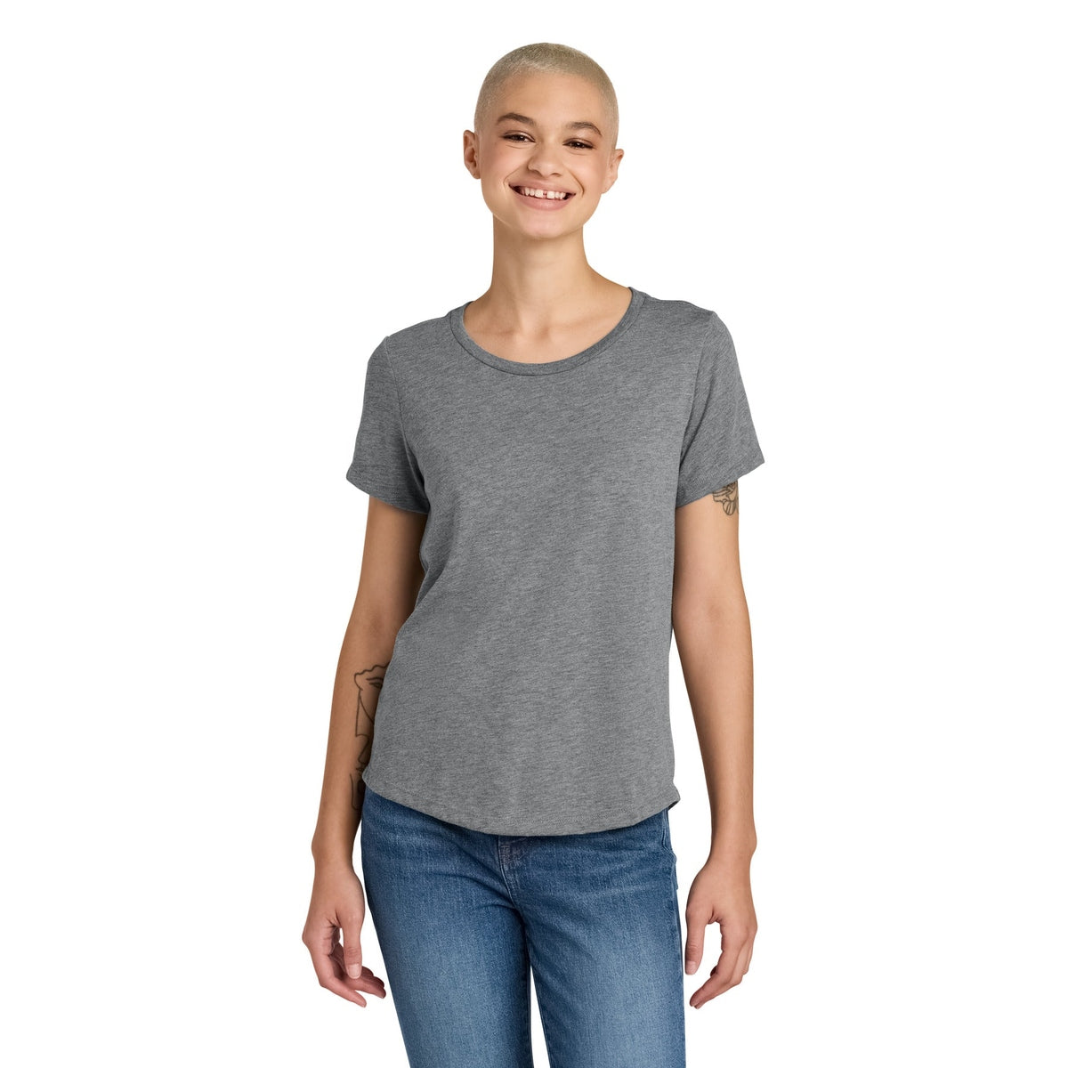 Allmade® Women&#39;s Relaxed Tri-Blend Scoop Neck Tee AL2015