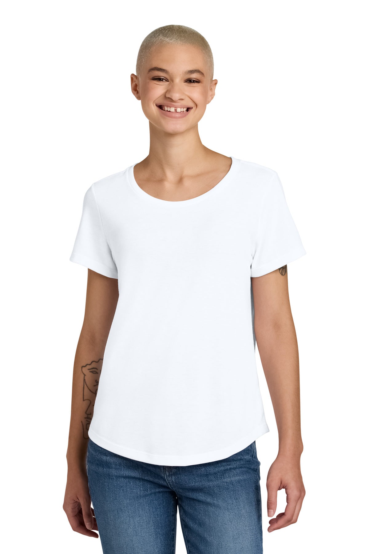 Allmade®Women&#39;s Relaxed Tri-Blend Scoop Neck Tee AL2015