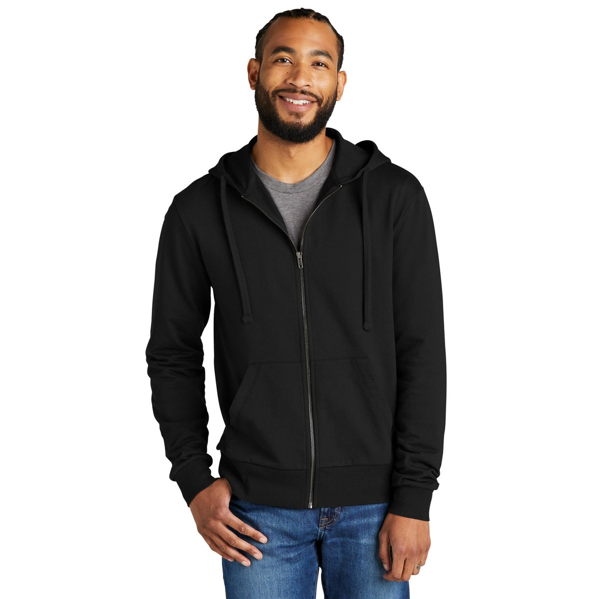 Allmade® Unisex Organic French Terry Full-Zip Hoodie AL4002