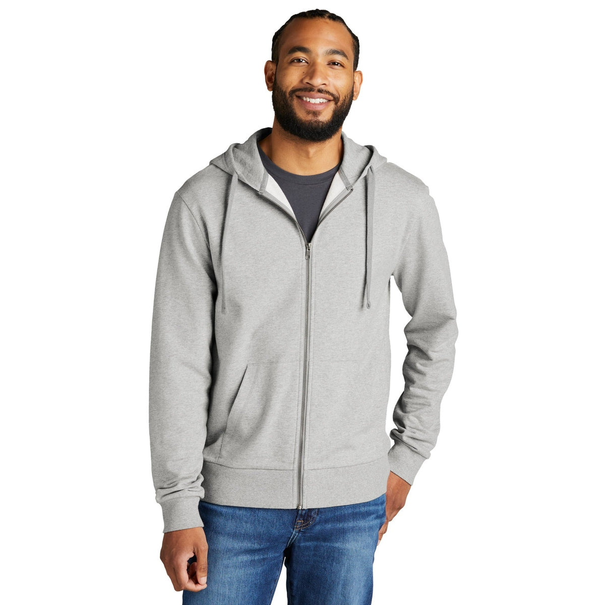 Allmade® Unisex Organic French Terry Full-Zip Hoodie AL4002