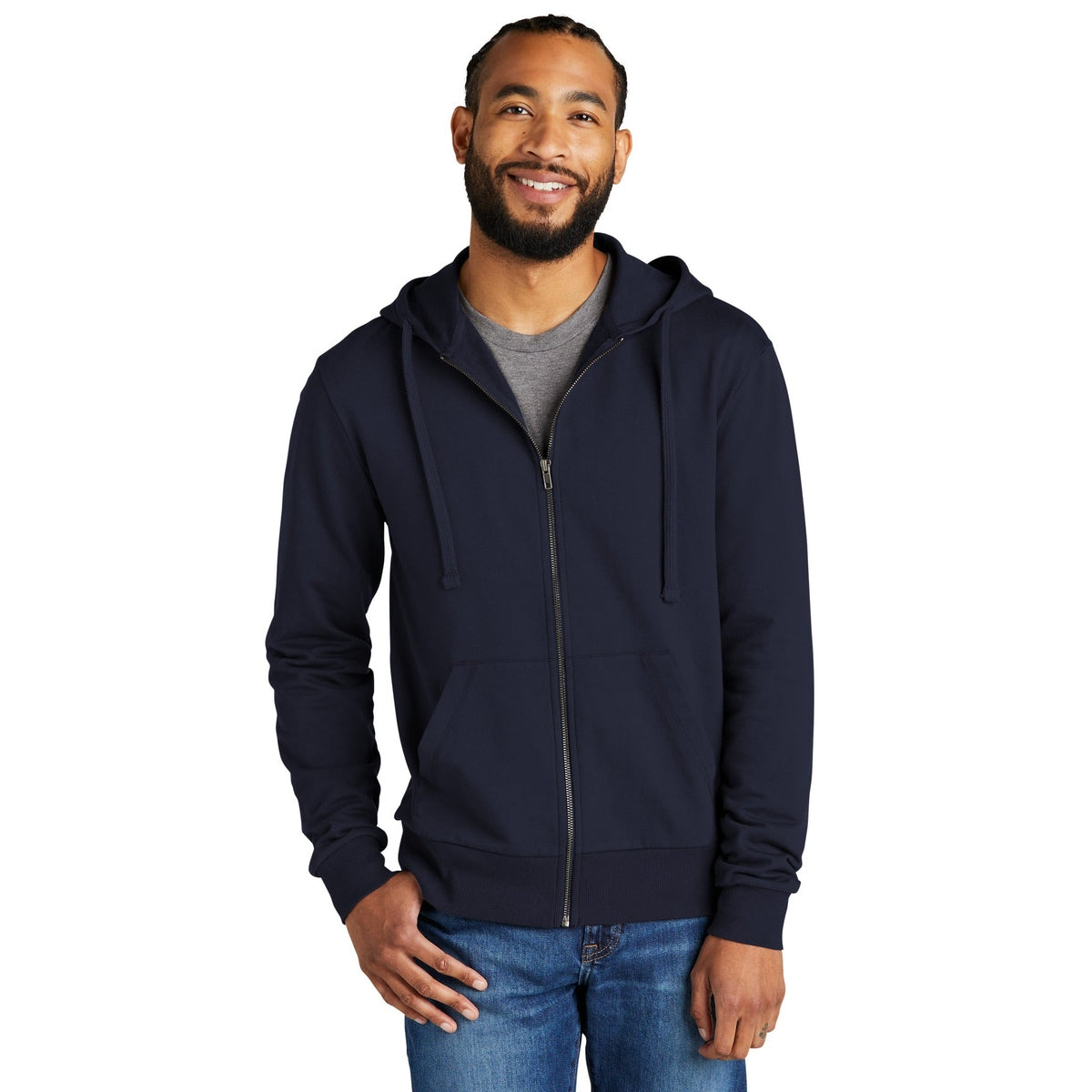 Allmade® Unisex Organic French Terry Full-Zip Hoodie AL4002
