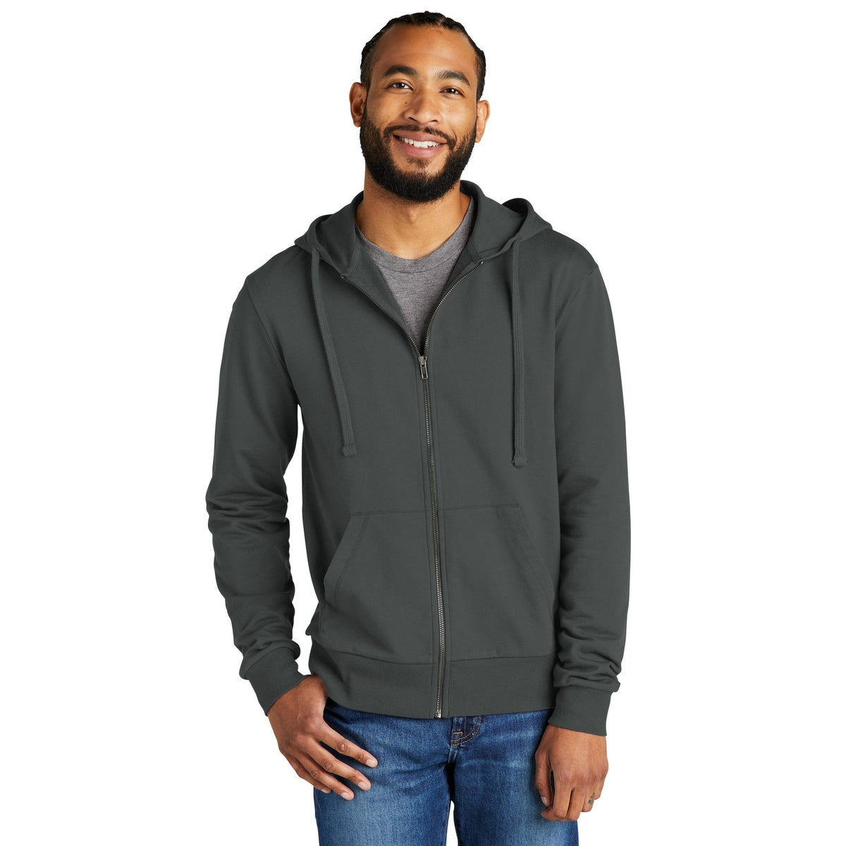 Allmade® Unisex Organic French Terry Full-Zip Hoodie AL4002