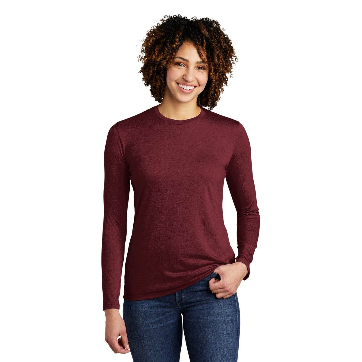 Allmade® Women&#39;s Tri-Blend Long Sleeve Tee AL6008