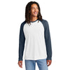 Allmade® Unisex Tri-Blend Long Sleeve Colorblock Raglan AL6009