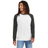 Allmade® Unisex Tri-Blend Long Sleeve Colorblock Raglan AL6009