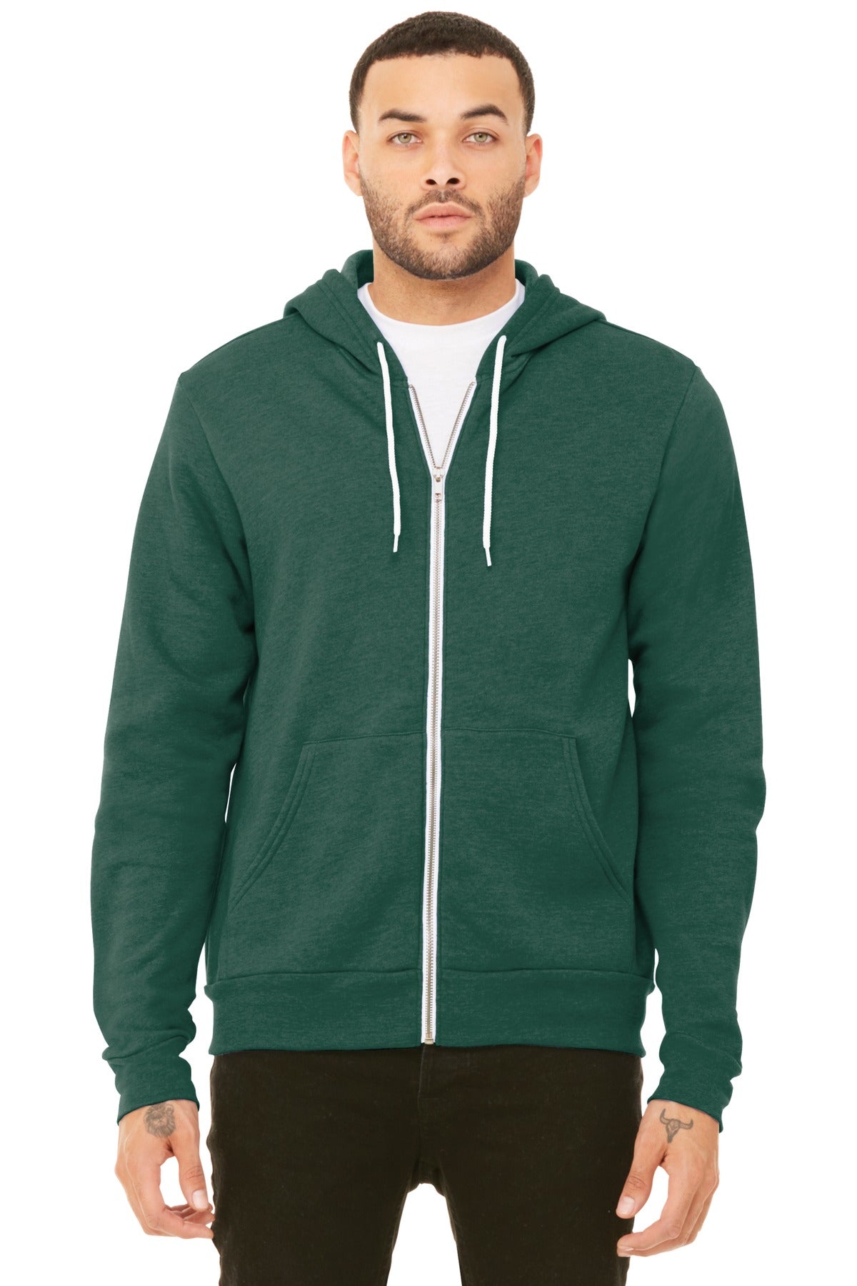 BELLA+CANVAS ? Unisex Sponge Fleece Full-Zip Hoodie. BC3739