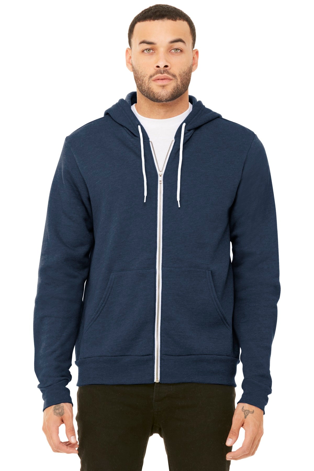 BELLA+CANVAS ? Unisex Sponge Fleece Full-Zip Hoodie. BC3739
