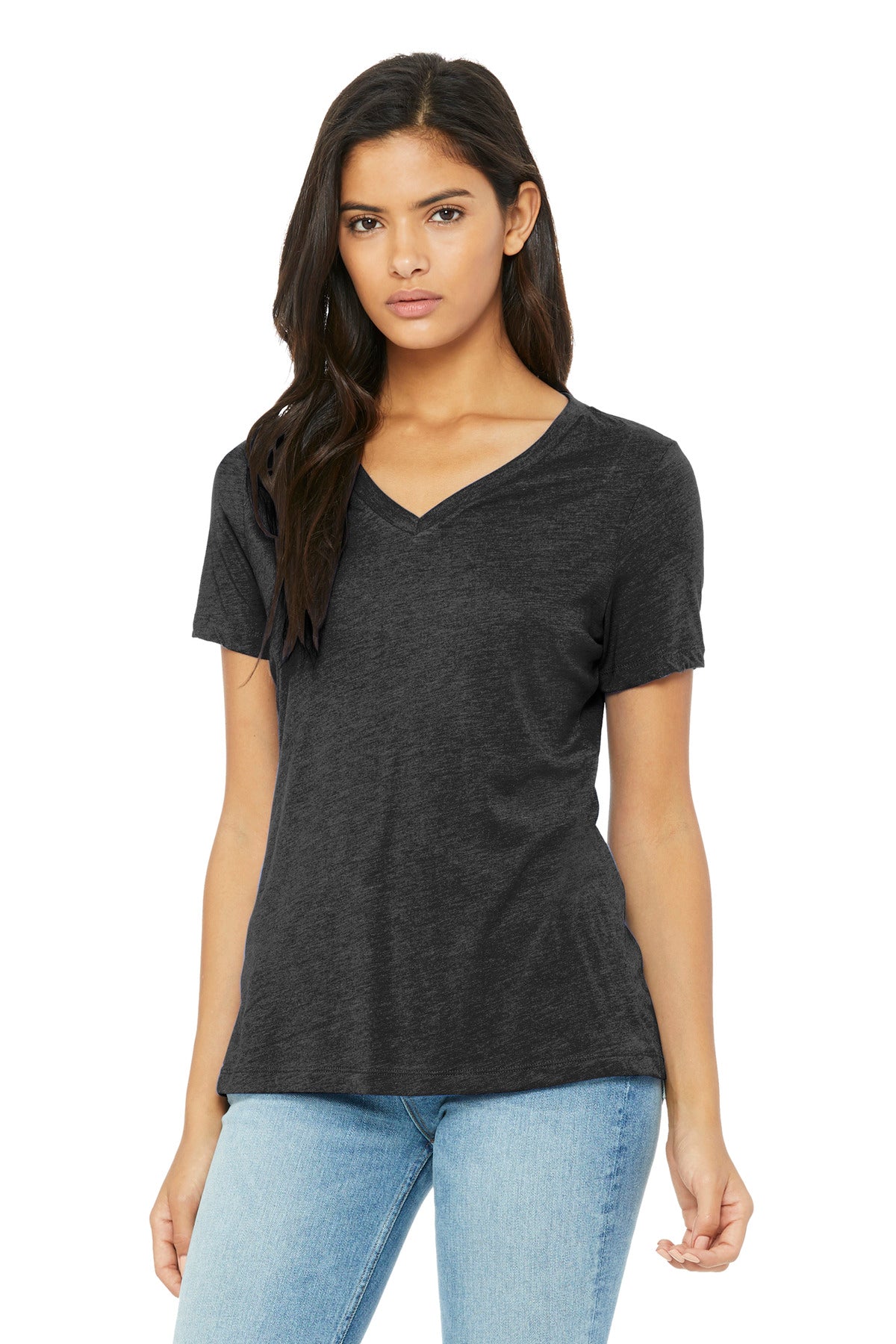 BELLA+CANVAS? Women&#39;s Relaxed Triblend V-Neck Tee BC6415