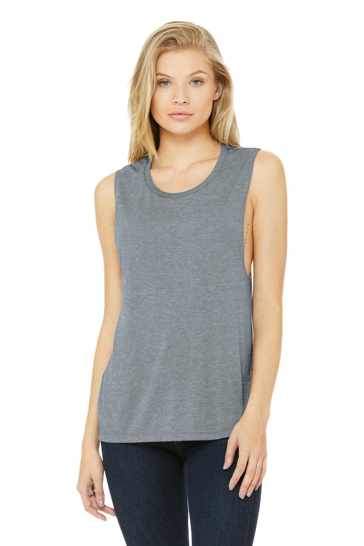 BELLA+CANVAS ? Women&#39;s Flowy Scoop Muscle Tank. BC8803