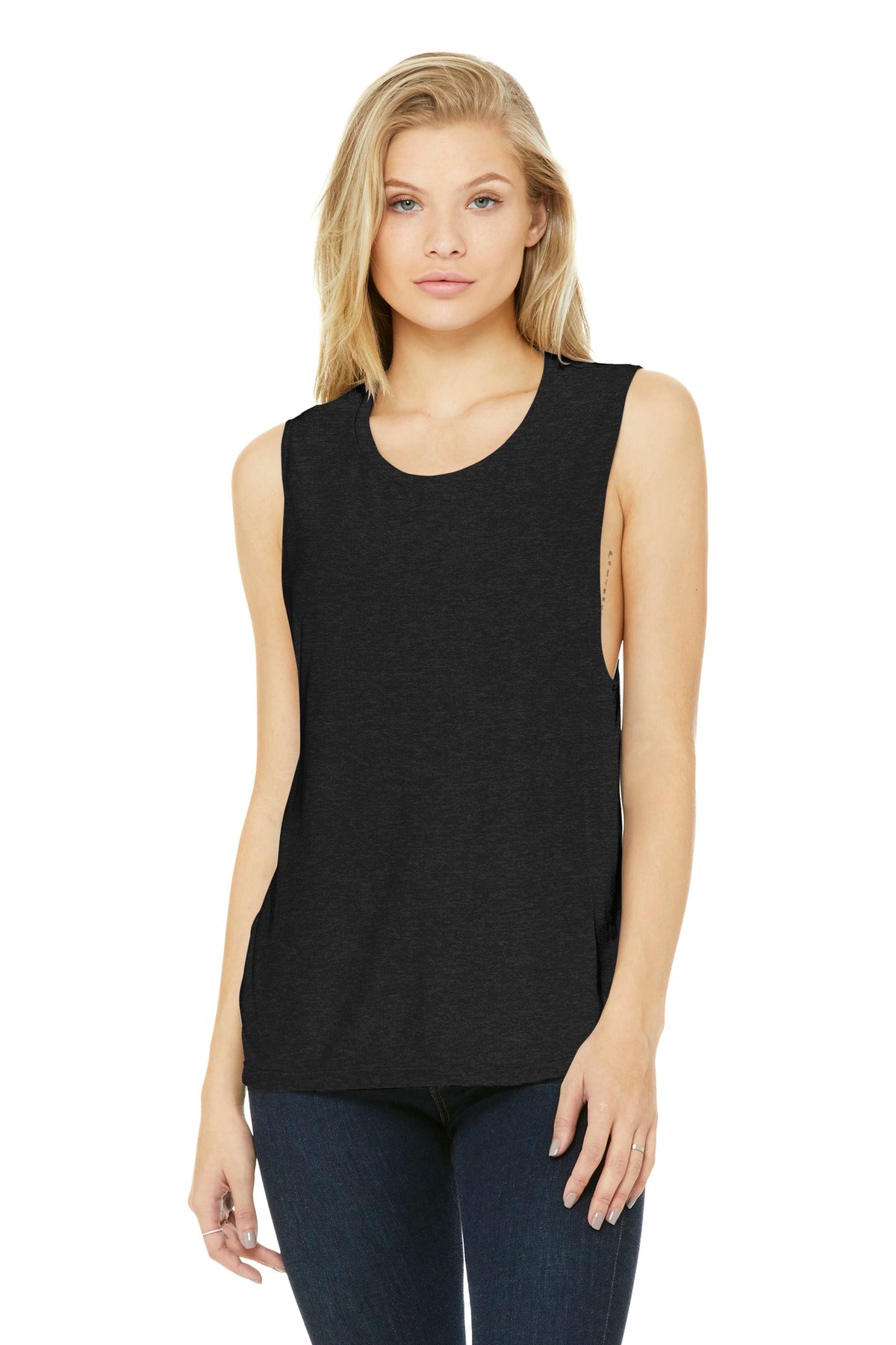 BELLA+CANVAS ? Women&#39;s Flowy Scoop Muscle Tank. BC8803