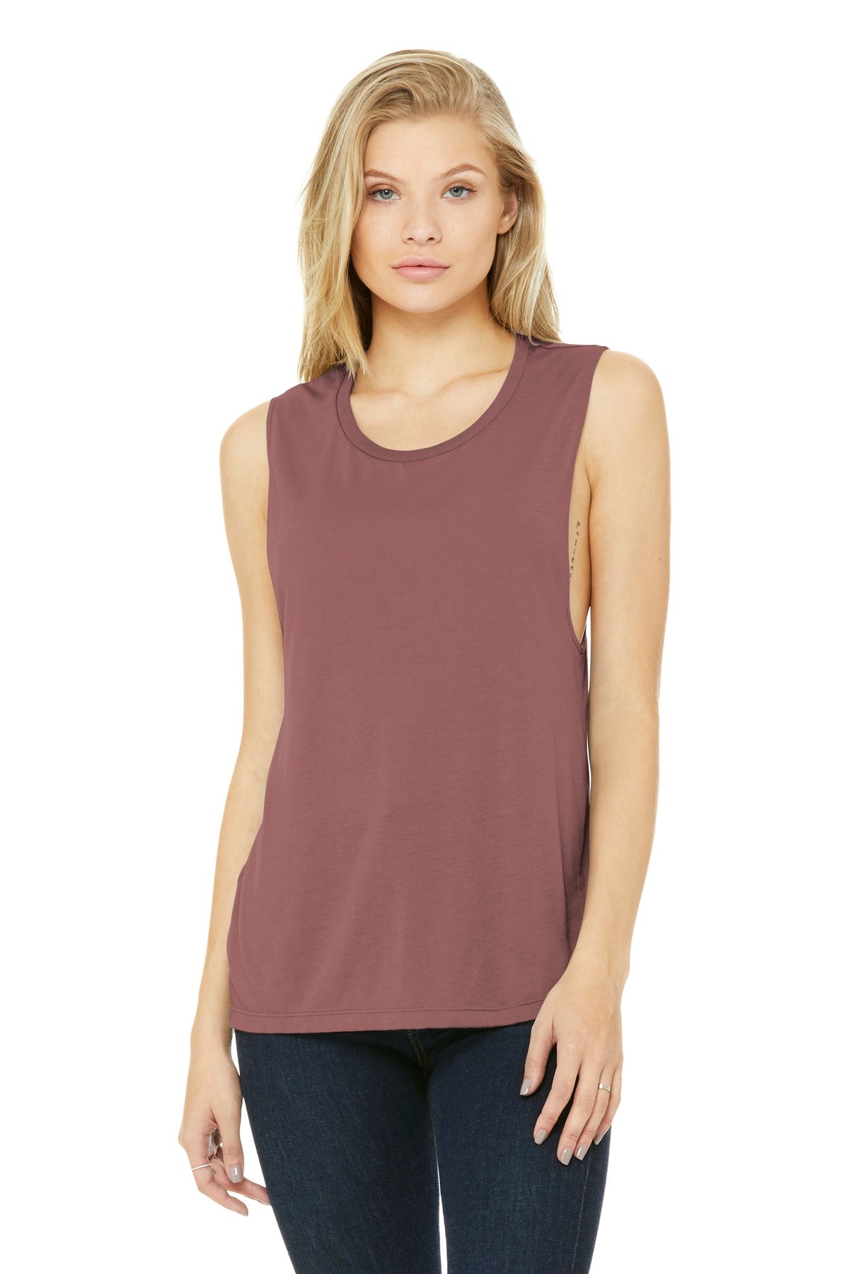 BELLA+CANVAS ? Women&#39;s Flowy Scoop Muscle Tank. BC8803