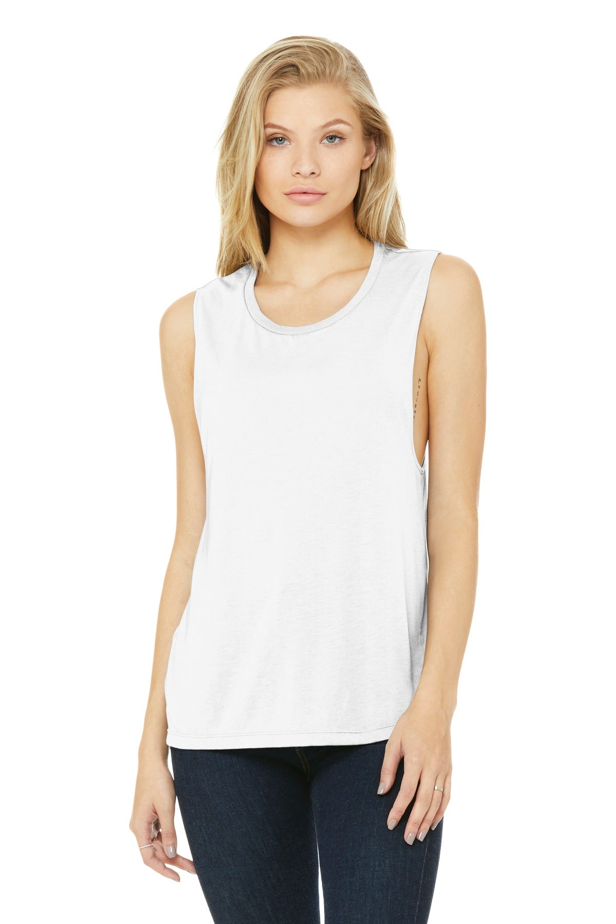 BELLA+CANVAS ? Women&#39;s Flowy Scoop Muscle Tank. BC8803