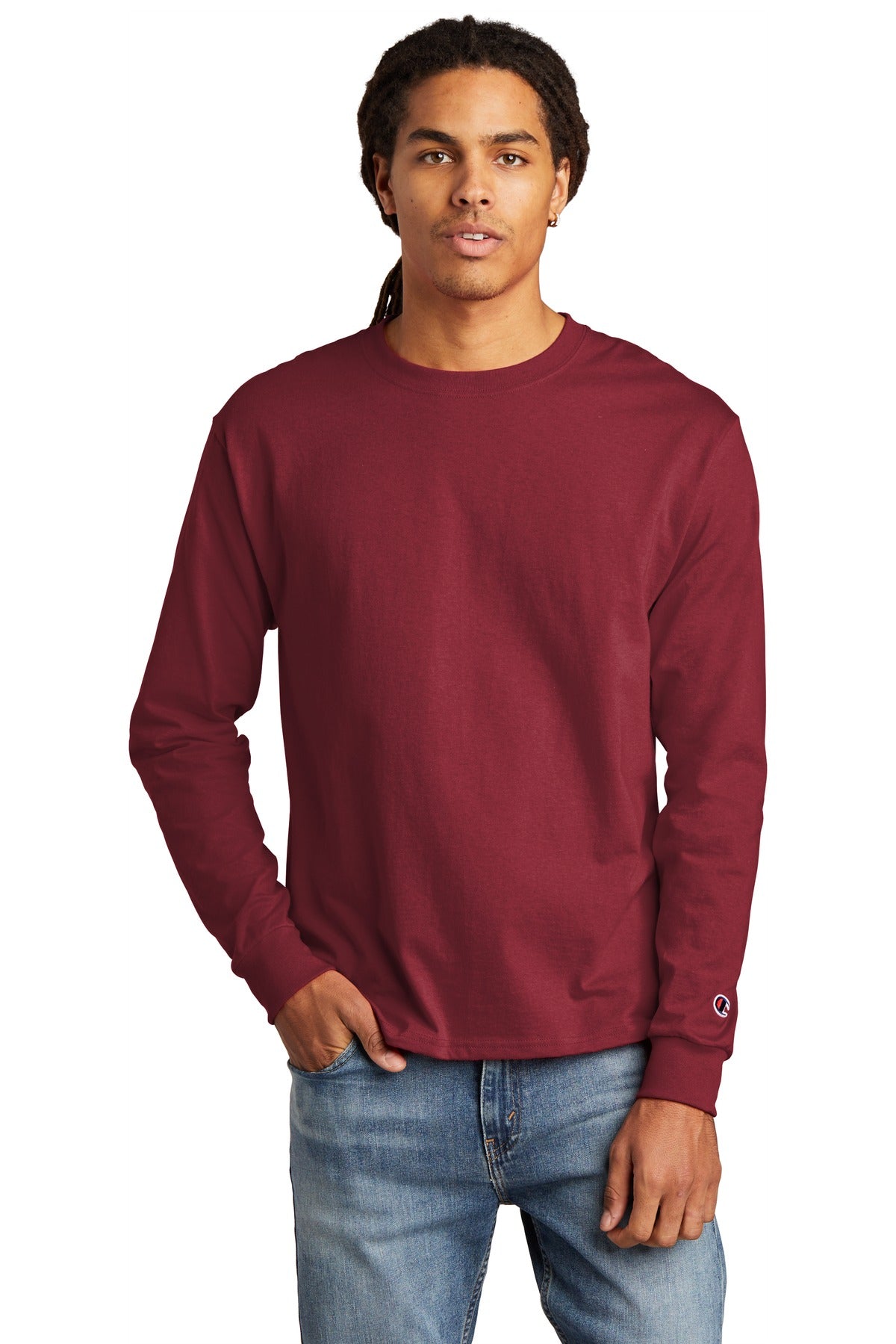 Champion®  Heritage 5.2-Oz. Jersey Long Sleeve Tee CC8C