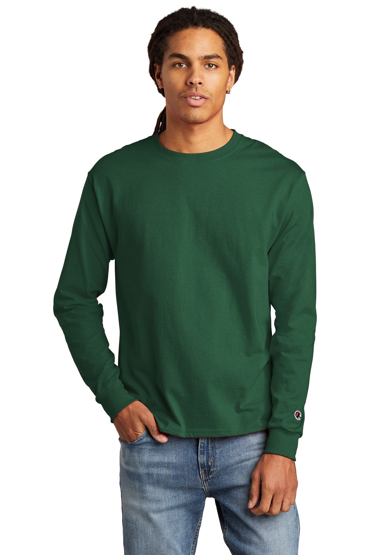 Champion®  Heritage 5.2-Oz. Jersey Long Sleeve Tee CC8C