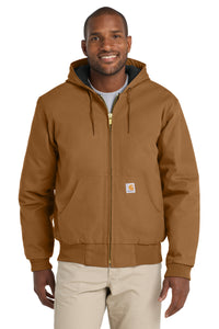 Carhartt® Quilted-Flanne-Lined Duck Active Jac. CT106677