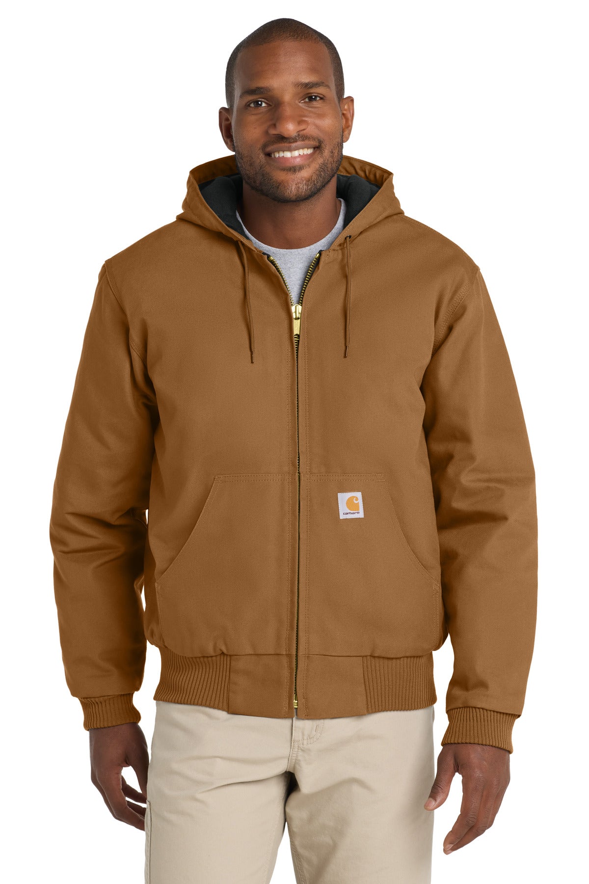 Carhartt® Tall Quilted-Flannel-Lined Duck Active Jac. CTT106677