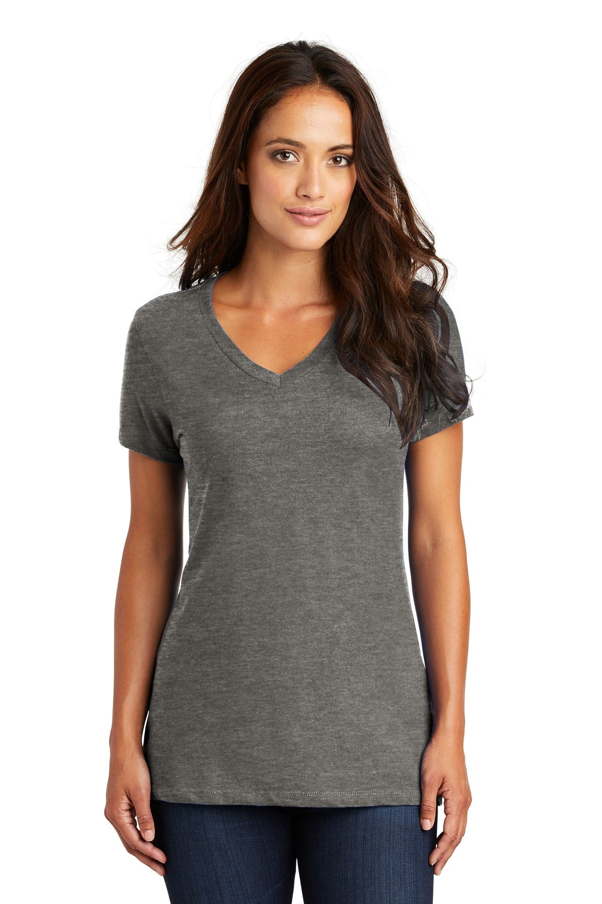 District® - Women&#39;s Perfect Weight®  V-Neck Tee. DM1170L