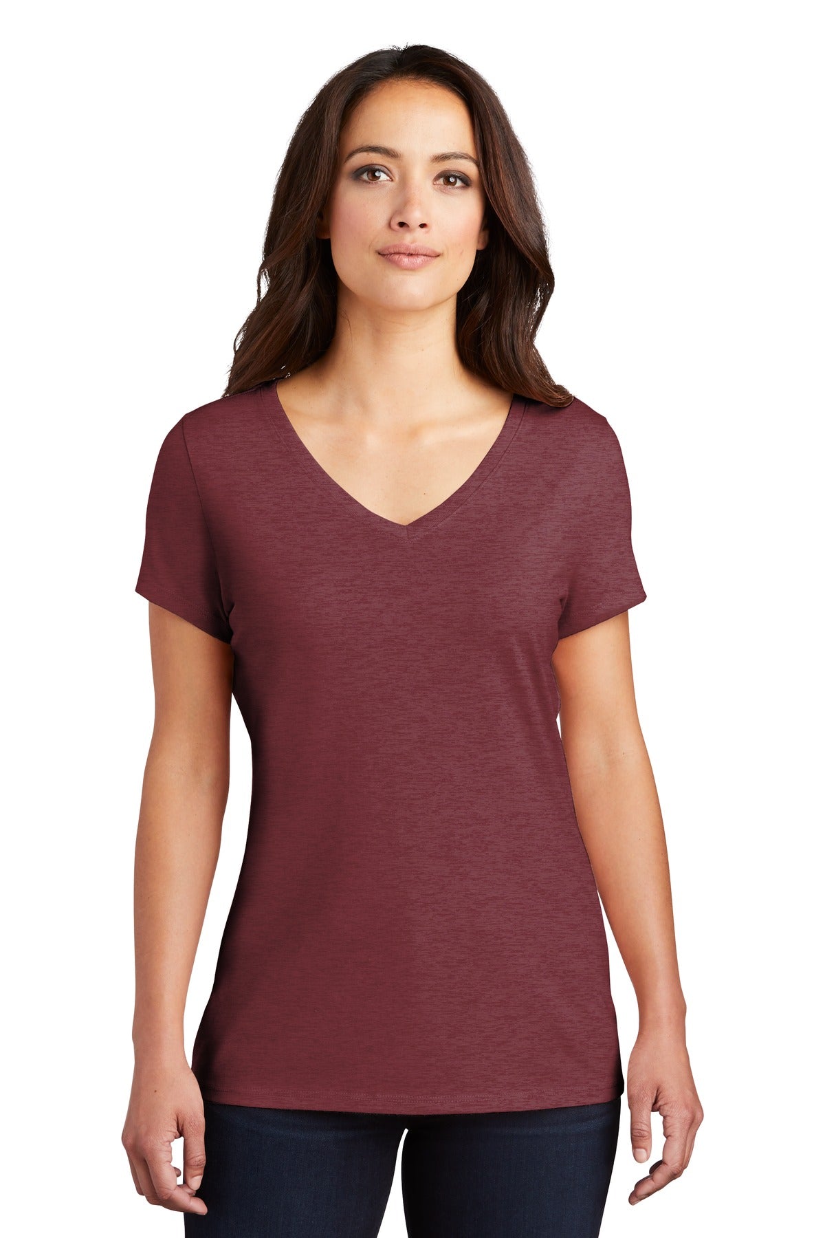 District® Women&#39;s Perfect Tri® V-Neck Tee. DM1350L