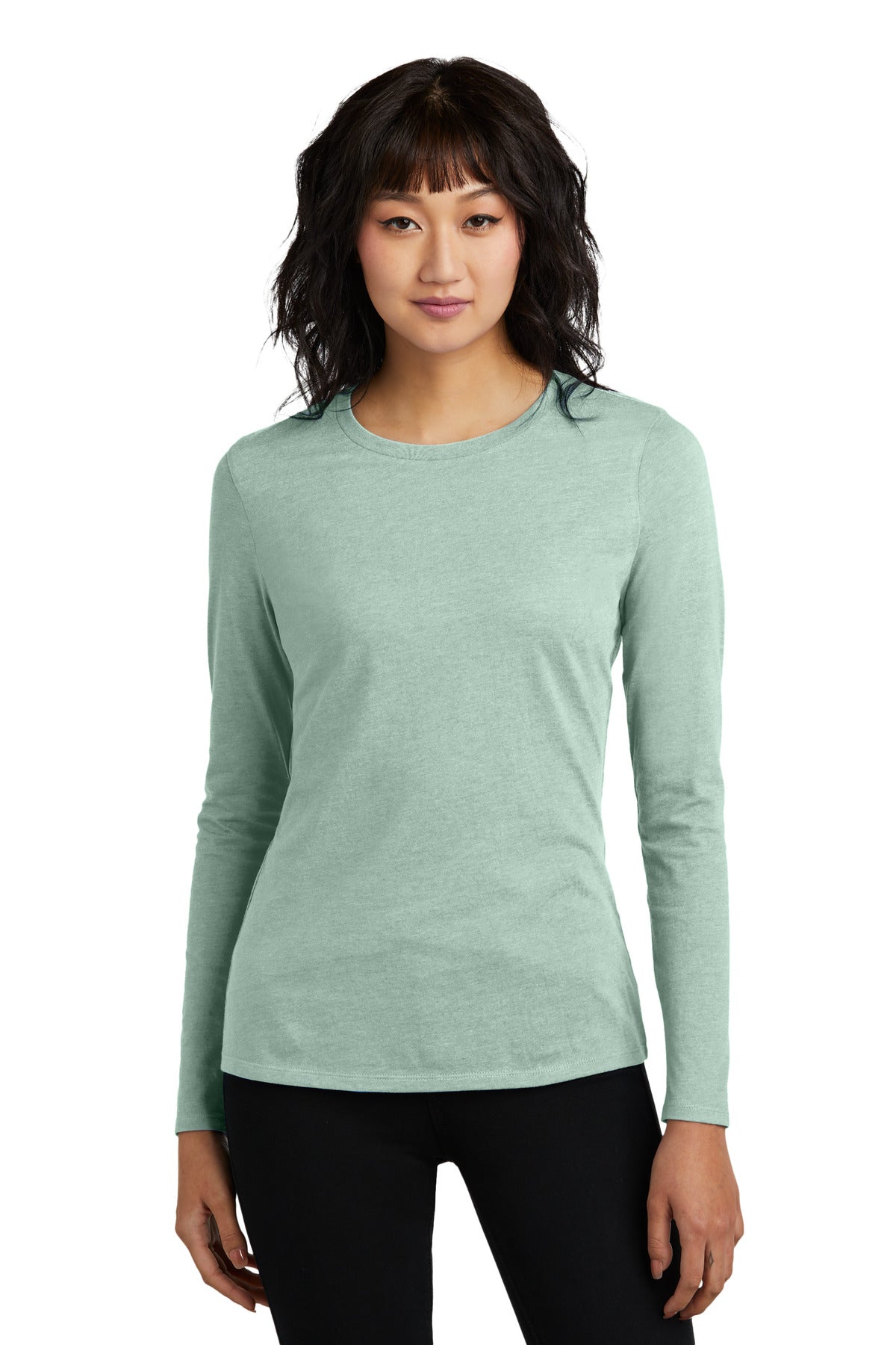District® Women&#39;s Perfect Blend® CVC Long Sleeve Tee DT110