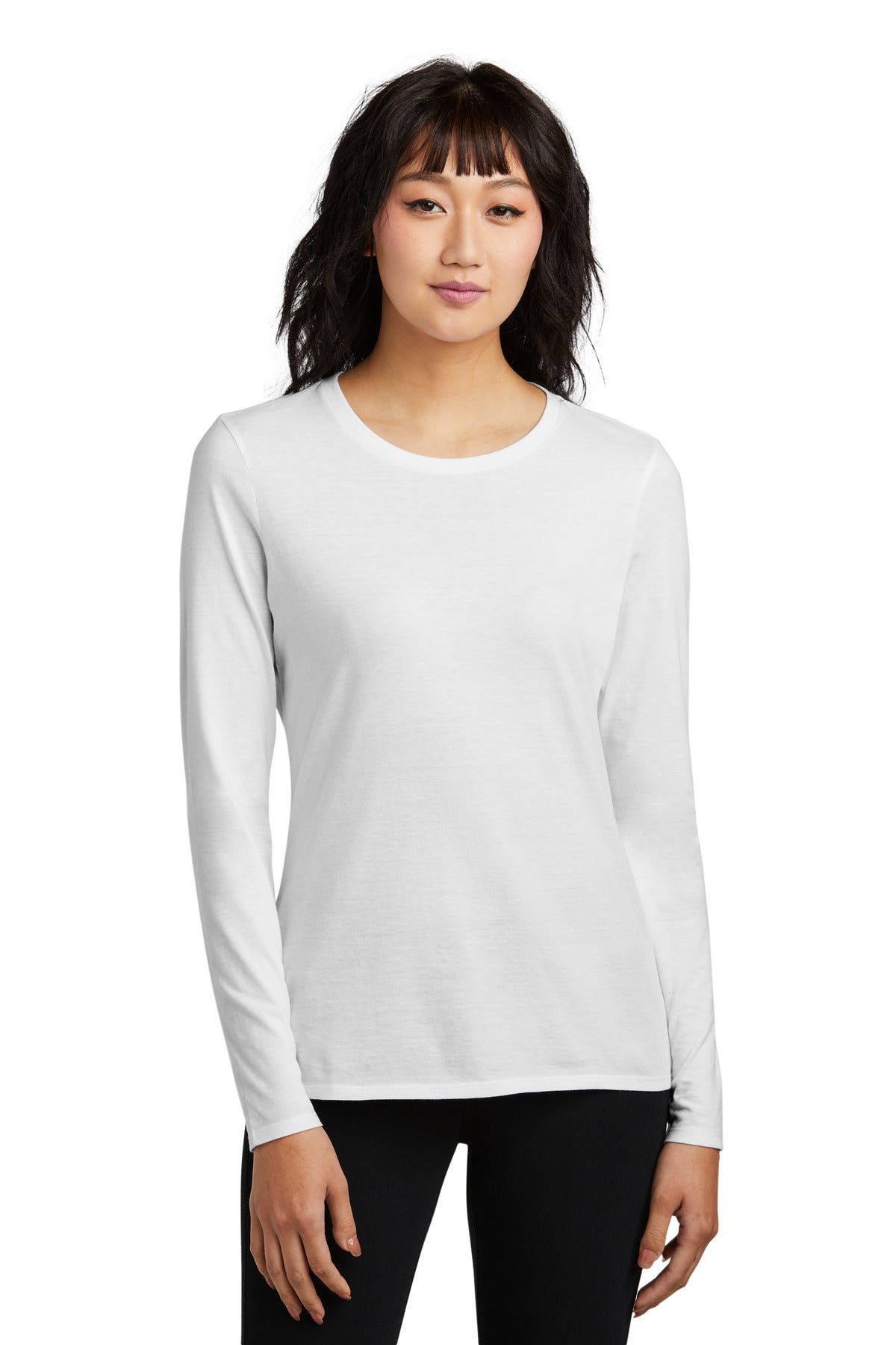 District® Women&#39;s Perfect Blend® CVC Long Sleeve Tee DT110