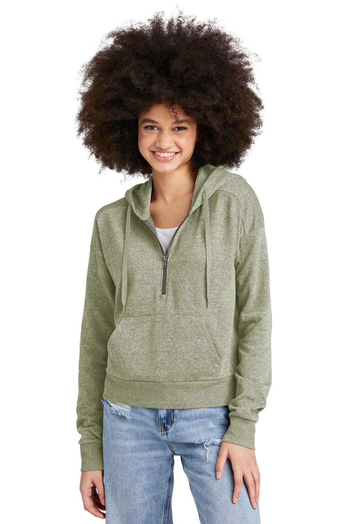District® Women&#39;s Perfect Tri® Fleece 1/2-Zip Pullover DT1311