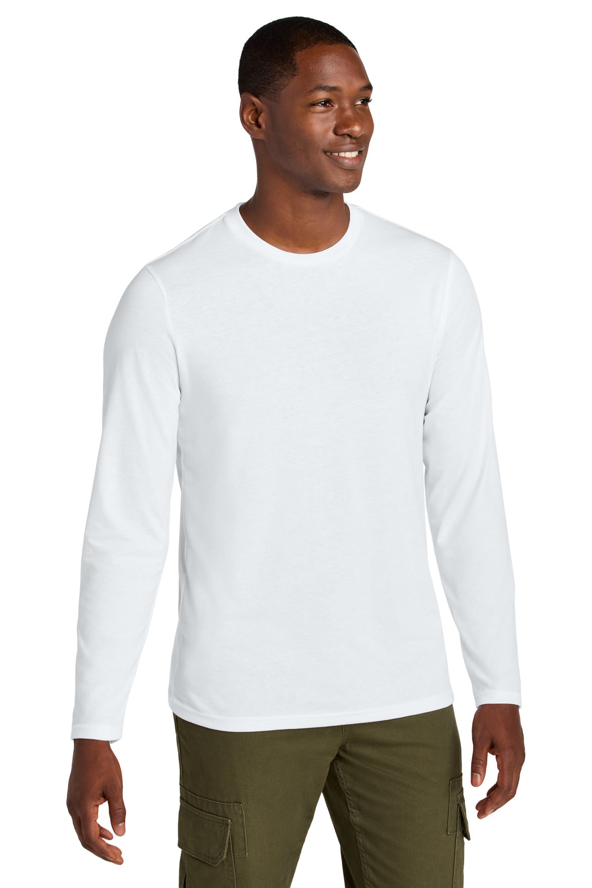 District® Perfect Weight®  CVC Long Sleeve Tee DT185