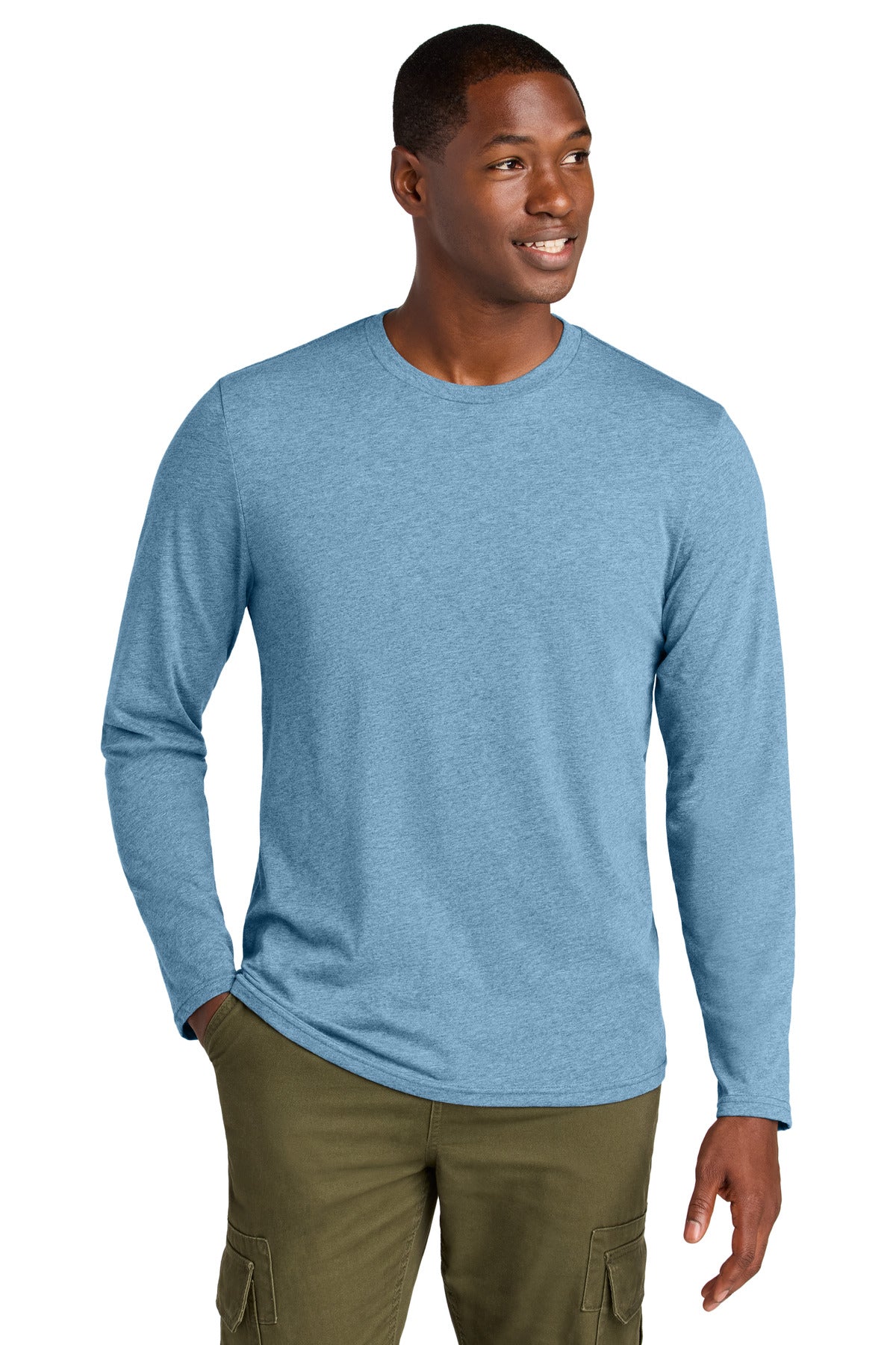 District® Perfect Weight®  CVC Long Sleeve Tee DT185