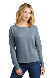 District® Women's Featherweight French Terry® Long Sleeve Crewneck DT672