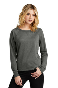District® Women's Featherweight French Terry® Long Sleeve Crewneck DT672