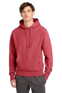 Champion® Reverse Weave® Garment-Dyed Hooded Sweatshirt. GDS101