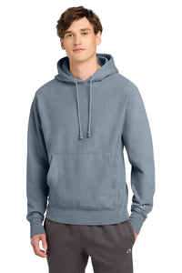 Champion® Reverse Weave® Garment-Dyed Hooded Sweatshirt. GDS101