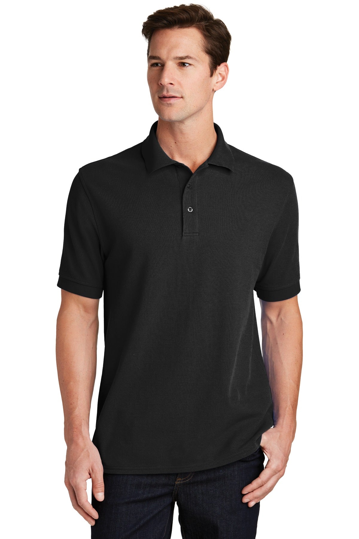 Port &amp; Company® Combed Ring Spun Pique Polo. KP1500