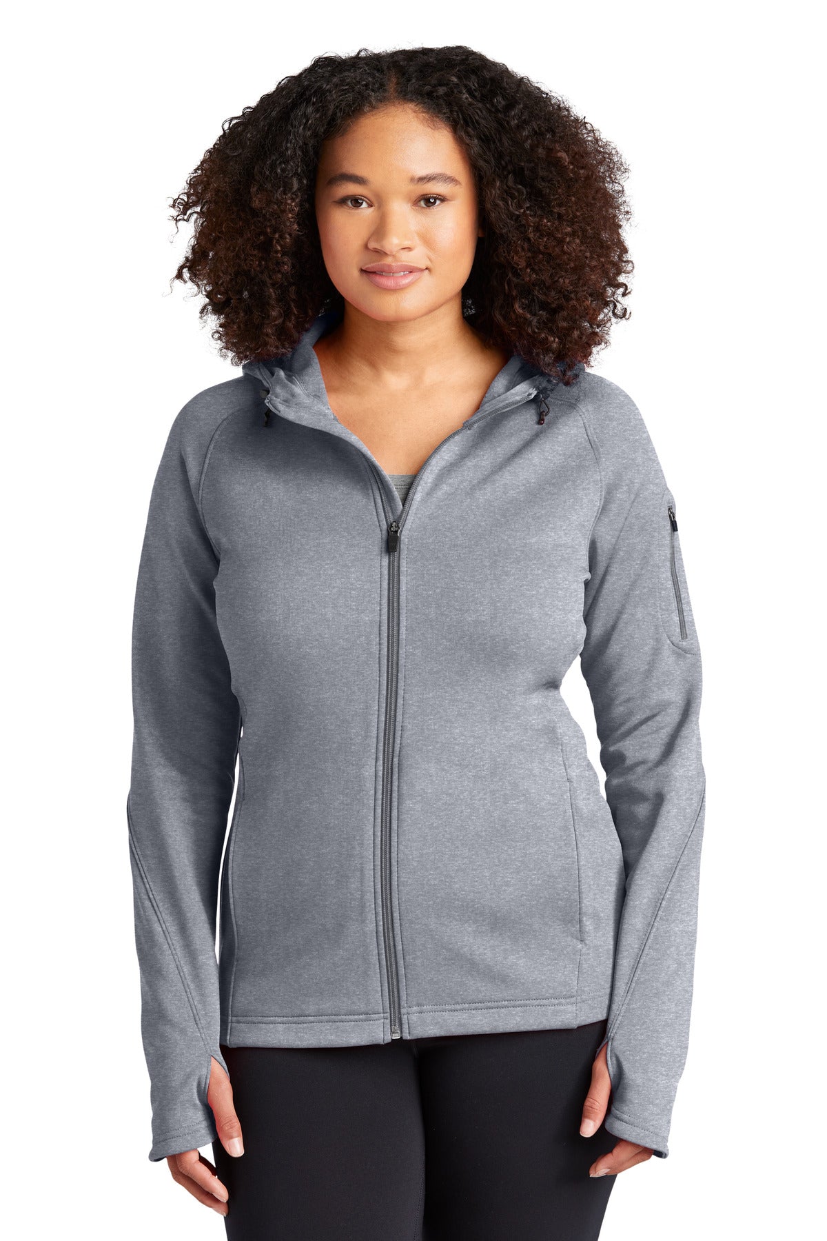 Sport-Tek® Women&#39;s Tech Fleece Full-Zip Hooded Jacket. L248