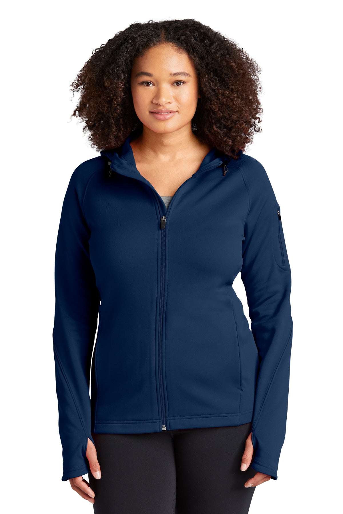 Sport-Tek® Women&#39;s Tech Fleece Full-Zip Hooded Jacket. L248