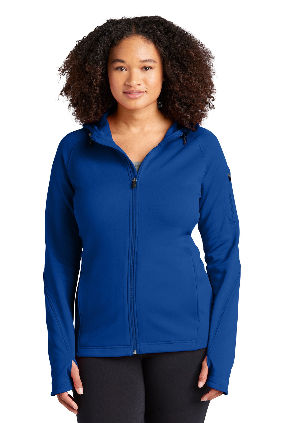 Sport-Tek® Women&#39;s Tech Fleece Full-Zip Hooded Jacket. L248
