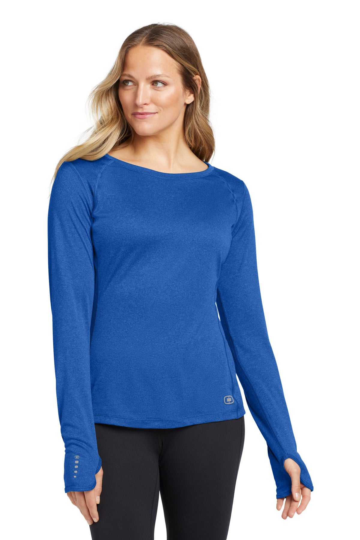 OGIO® Women&#39;s Long Sleeve Pulse Crew. LOE321