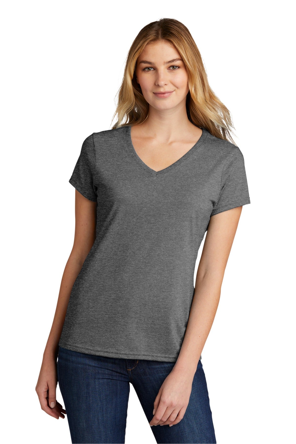 Port &amp; Company ® Women&#39;s Tri-Blend V-Neck Tee. LPC330V