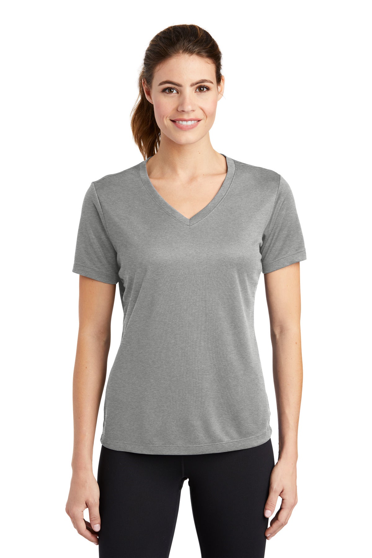 Sport-Tek® Women&#39;s PosiCharge® RacerMesh® V-Neck Tee. LST340