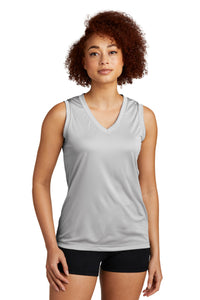 Sport-Tek® Women's Sleeveless PosiCharge® Competitor® V-Neck Tee. LST352