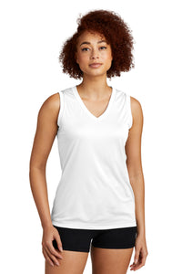 Sport-Tek® Women's Sleeveless PosiCharge® Competitor® V-Neck Tee. LST352