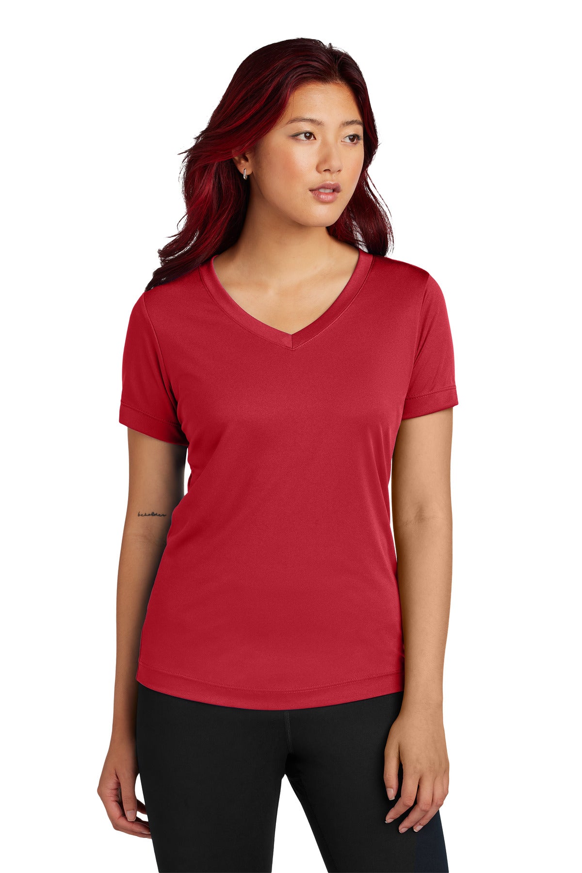 Sport-Tek® Women&#39;s PosiCharge® Competitor® V-Neck Tee. LST353