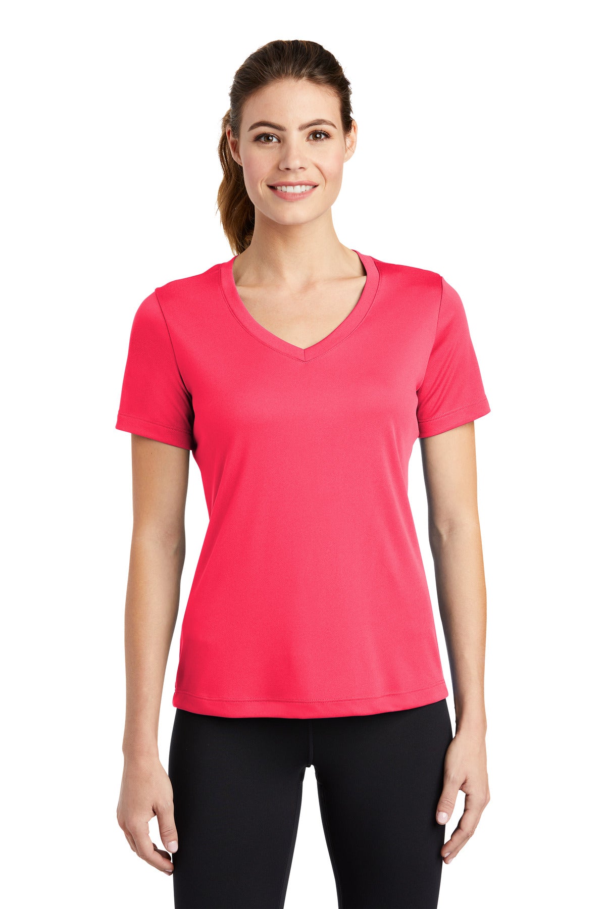Sport-Tek® Women&#39;s PosiCharge® Competitor® V-Neck Tee. LST353
