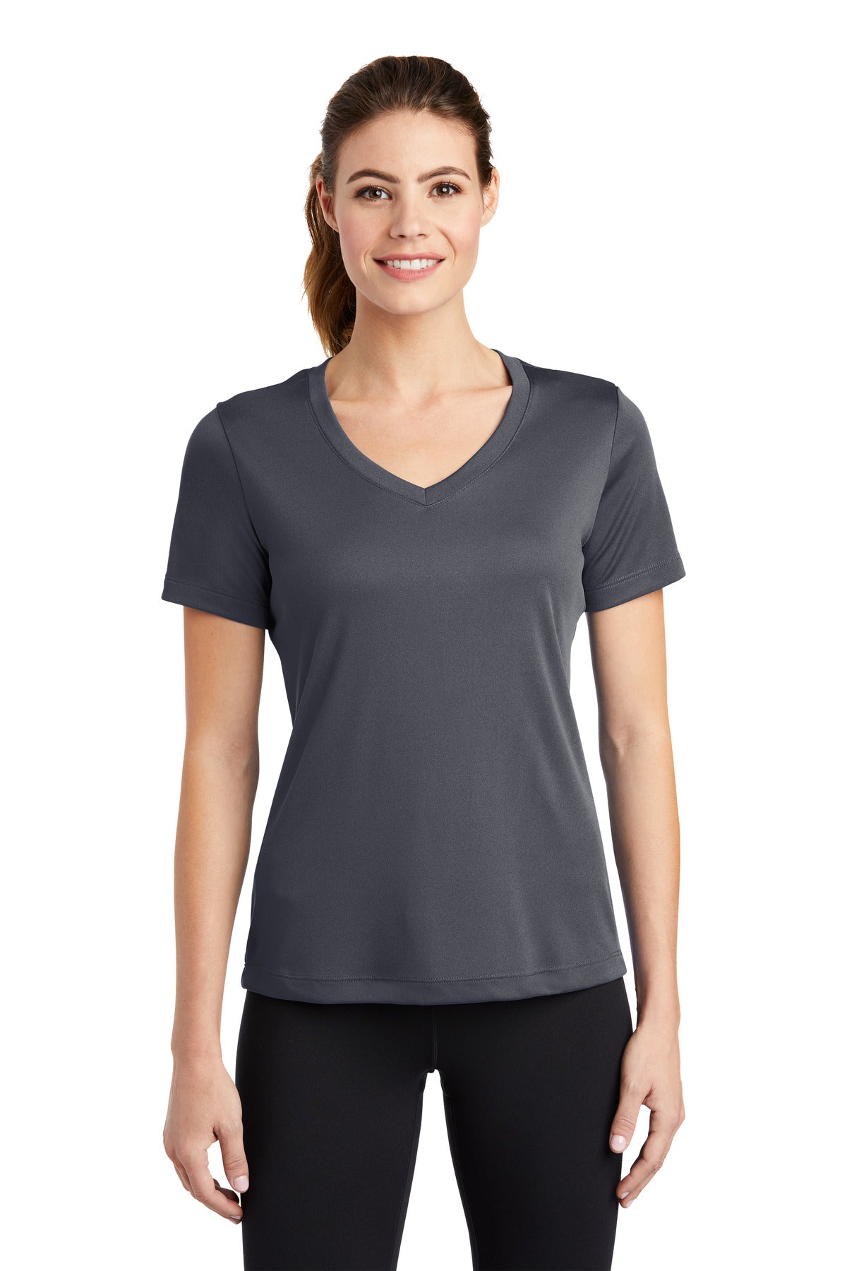 Sport-Tek® Women&#39;s PosiCharge® Competitor® V-Neck Tee. LST353