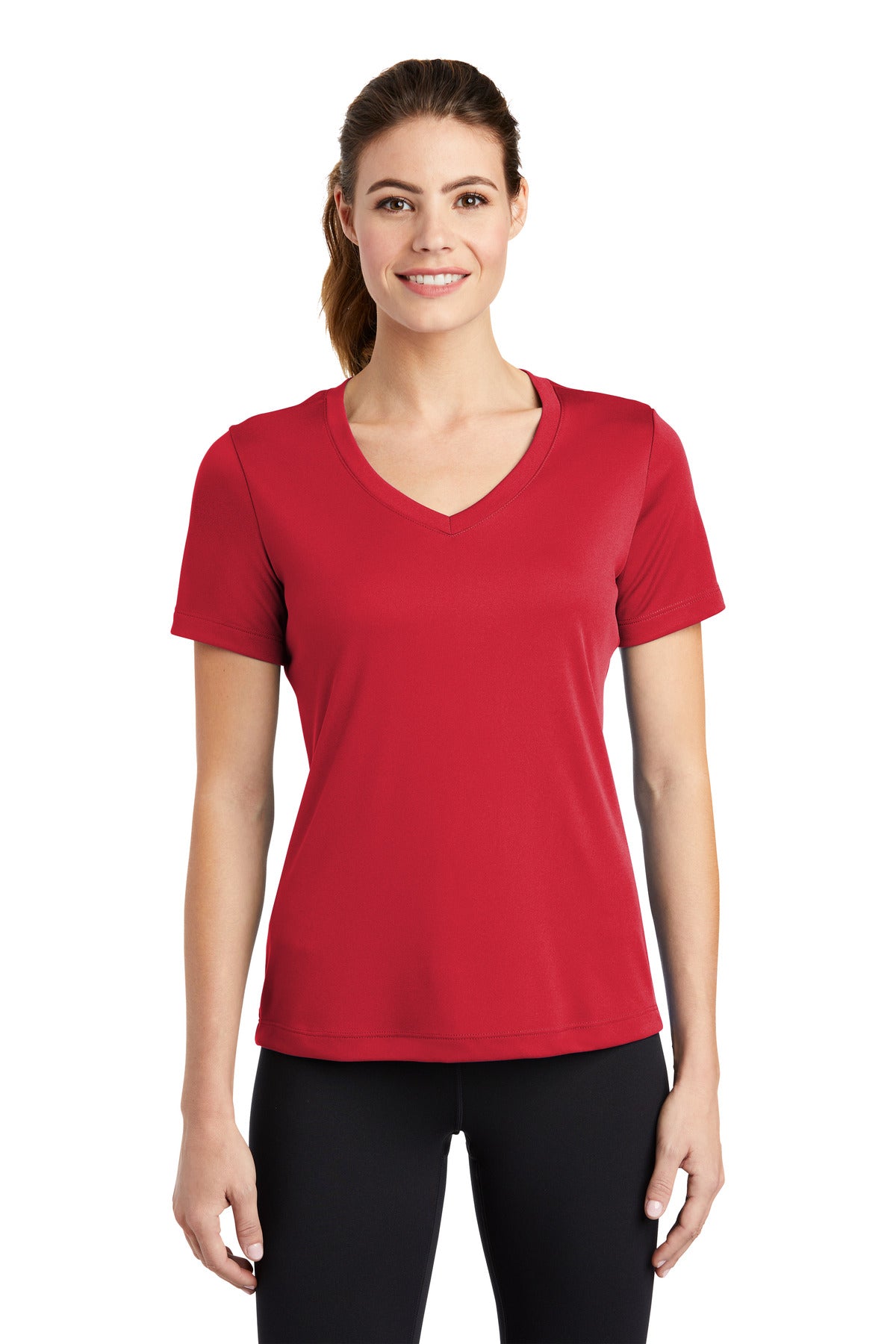 Sport-Tek® Women&#39;s PosiCharge® Competitor® V-Neck Tee. LST353