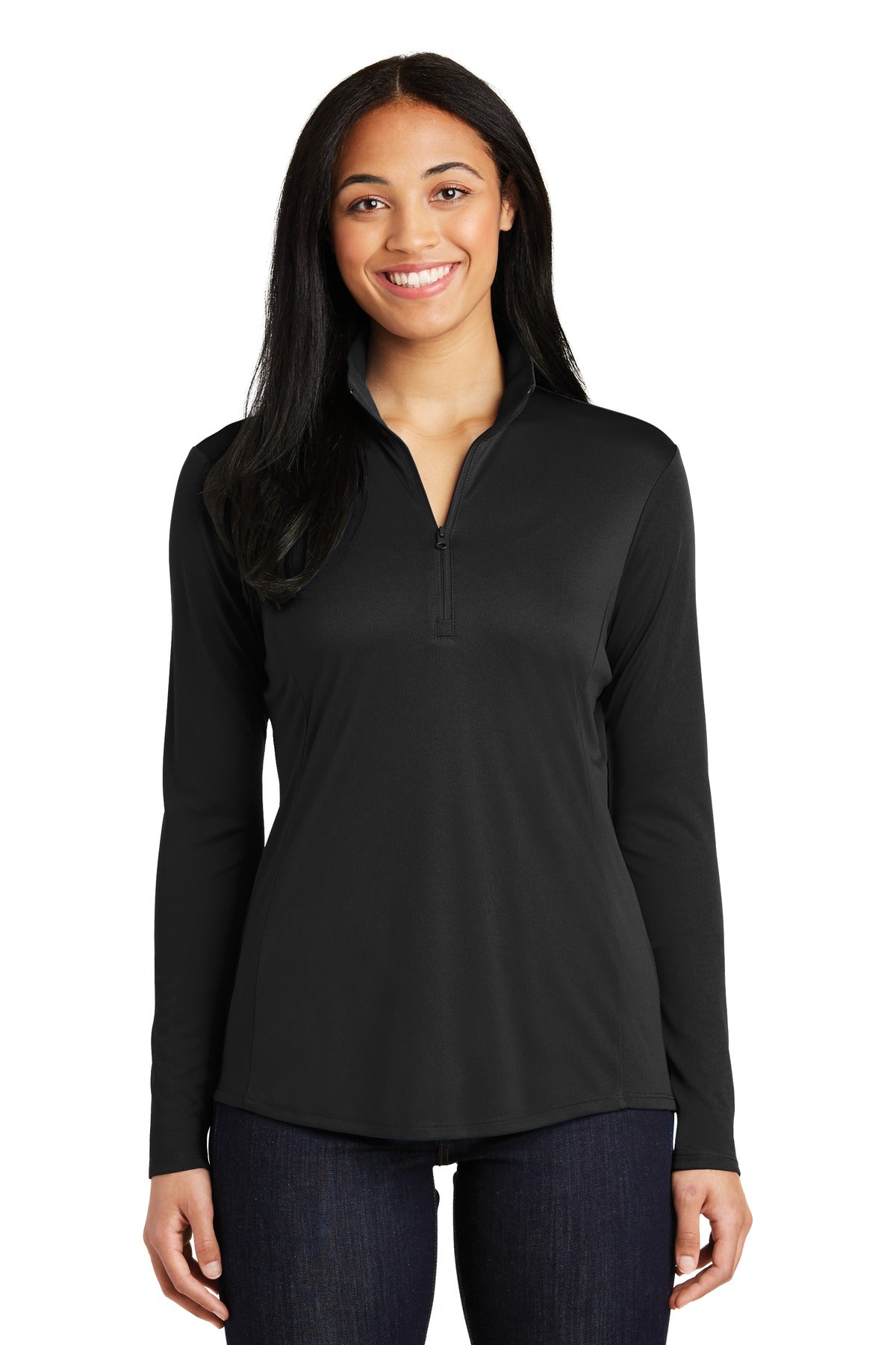 Sport-Tek® Women&#39;s PosiCharge® Competitor® 1/4-Zip Pullover. LST357