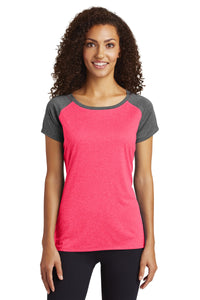 Sport-Tek ® Women's Heather-On-Heather Contender ® Scoop Neck Tee. LST362