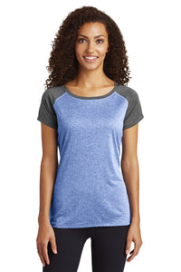 Sport-Tek ® Women's Heather-On-Heather Contender ® Scoop Neck Tee. LST362