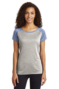 Sport-Tek ® Women's Heather-On-Heather Contender ® Scoop Neck Tee. LST362