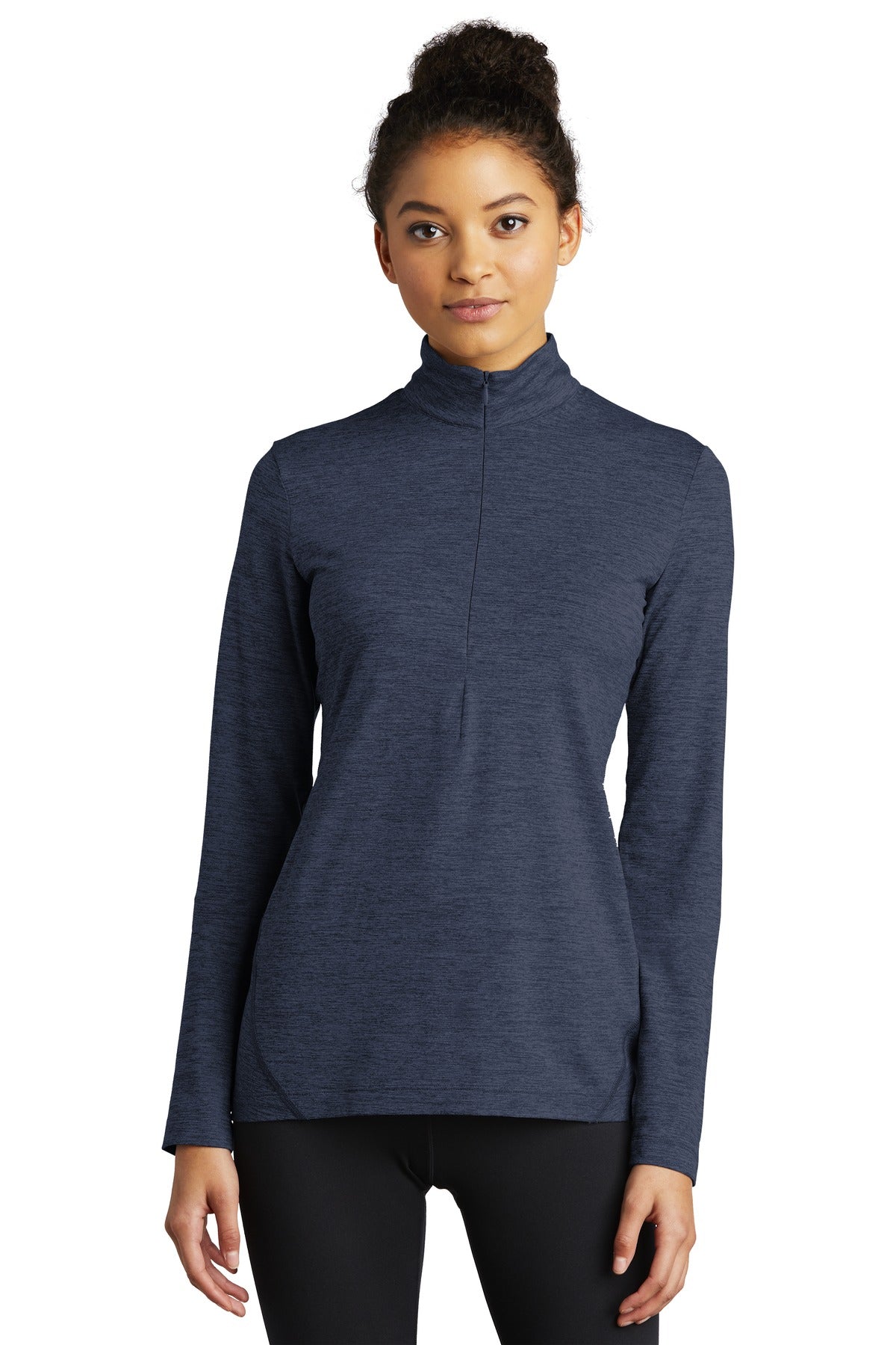 Sport-Tek® Women&#39;s Exchange 1.5 Long Sleeve 1/2-Zip LST711