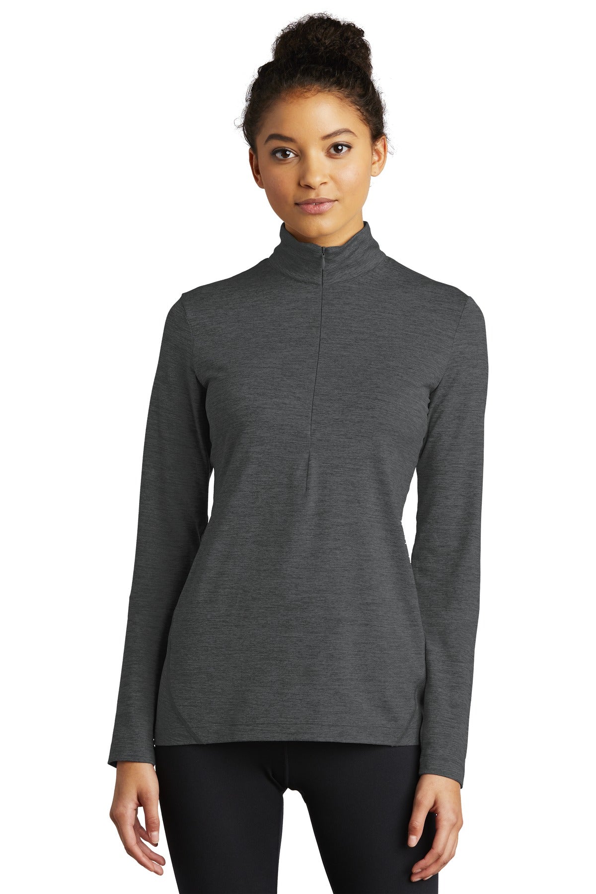 Sport-Tek® Women&#39;s Exchange 1.5 Long Sleeve 1/2-Zip LST711